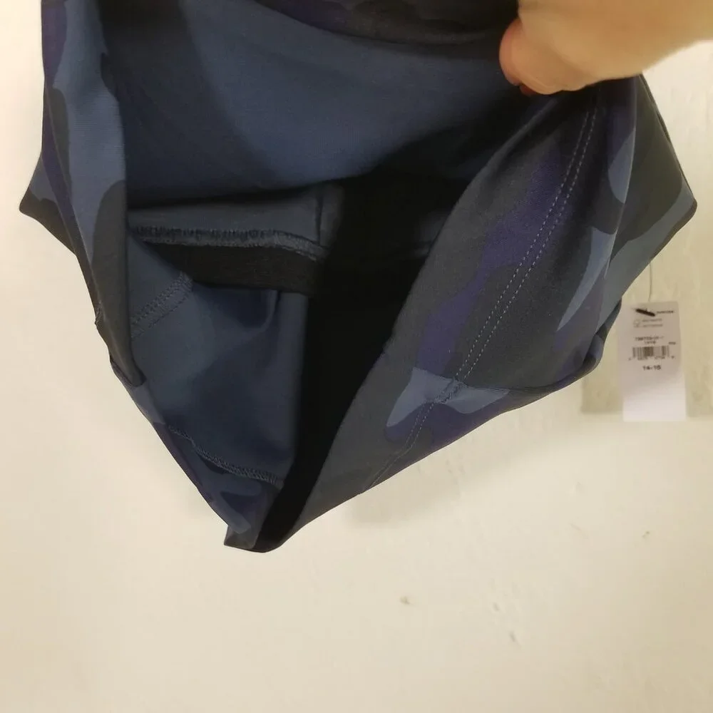 NWT GAP Teen Camo Crop Tank Top with Built in Bra Size 14-16